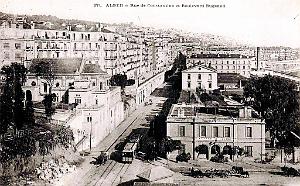ALGER - RUE DE CONSTANTINE ET BOULEVARD BUGEAUD
